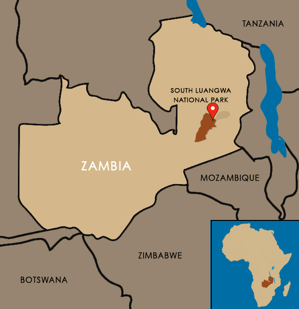 Map of Zambia