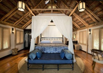 Luxury Bed at andBeyond Benguerra