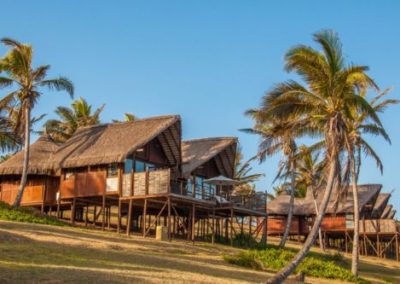 Exterior Ocean View Chalet at Massinga Beach Mozambique