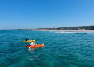 Kayaking at Massinga Beach Mozambique