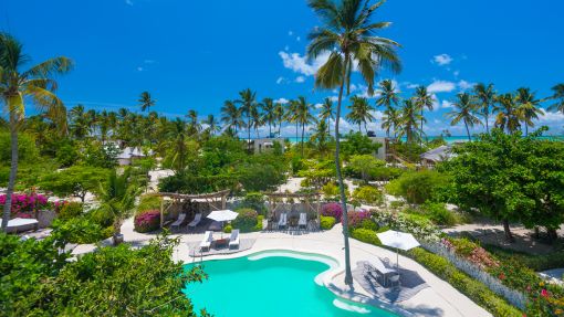 White Sands, Zanzibar resort view